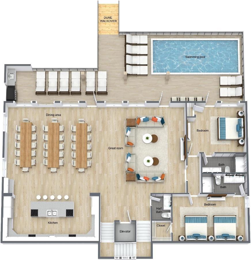 The Pearl Gulf Front W-Prvt Heated Pool, 12 Bdrm -12,5Bath Alvacationrentals Gulf Shores Zewnętrze zdjęcie